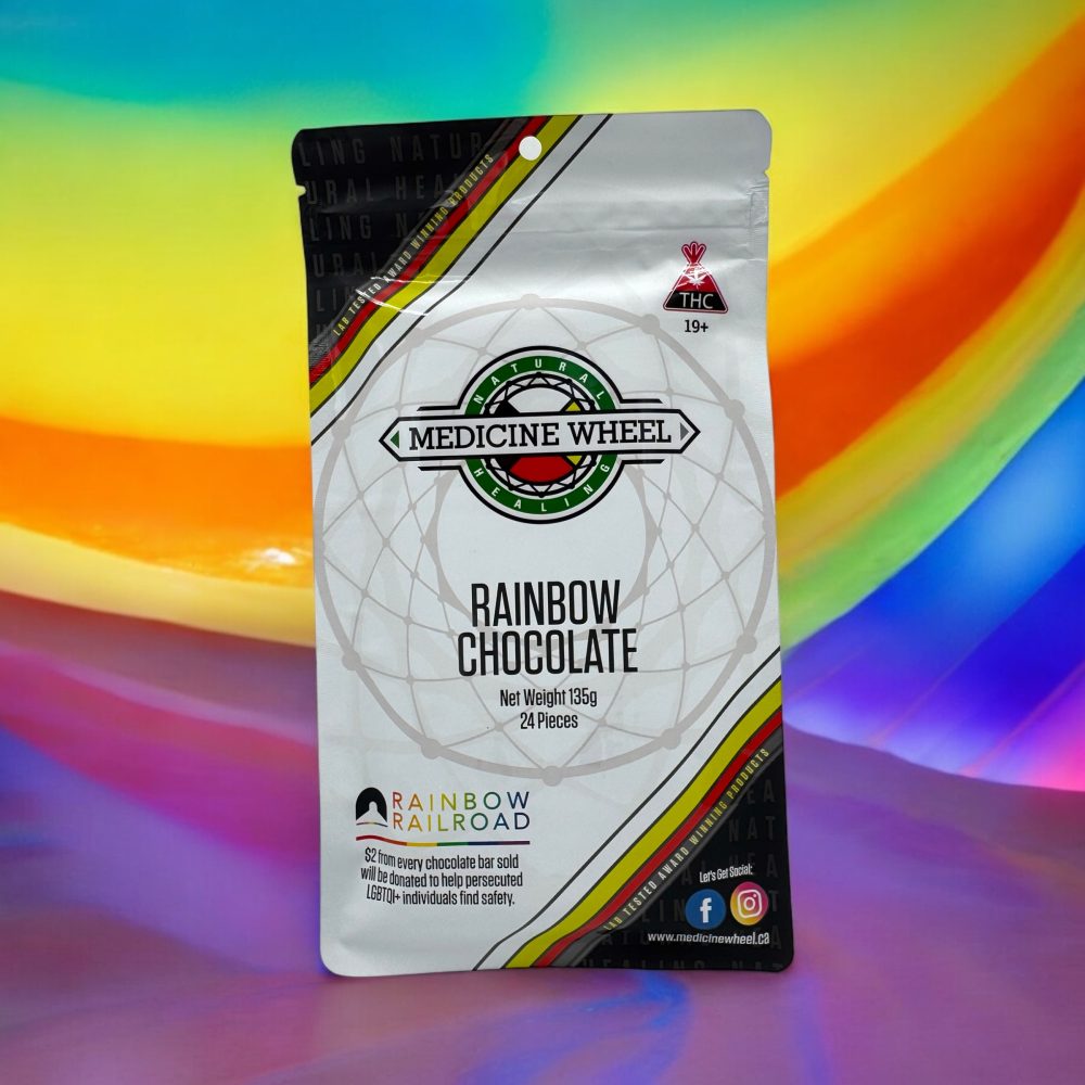 Medicine Wheel Rainbow Chocolate Bar