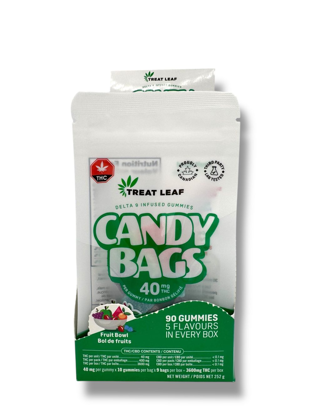 Treat Leaf 40mg - 400mg per bag - Image 2