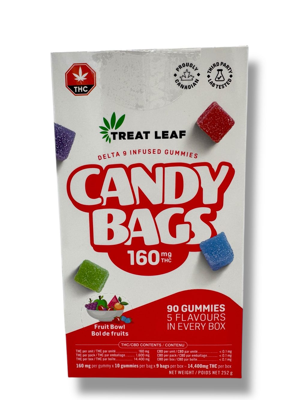 Treat Leaf 160mg Gummies- 1600mg per bag - Image 2