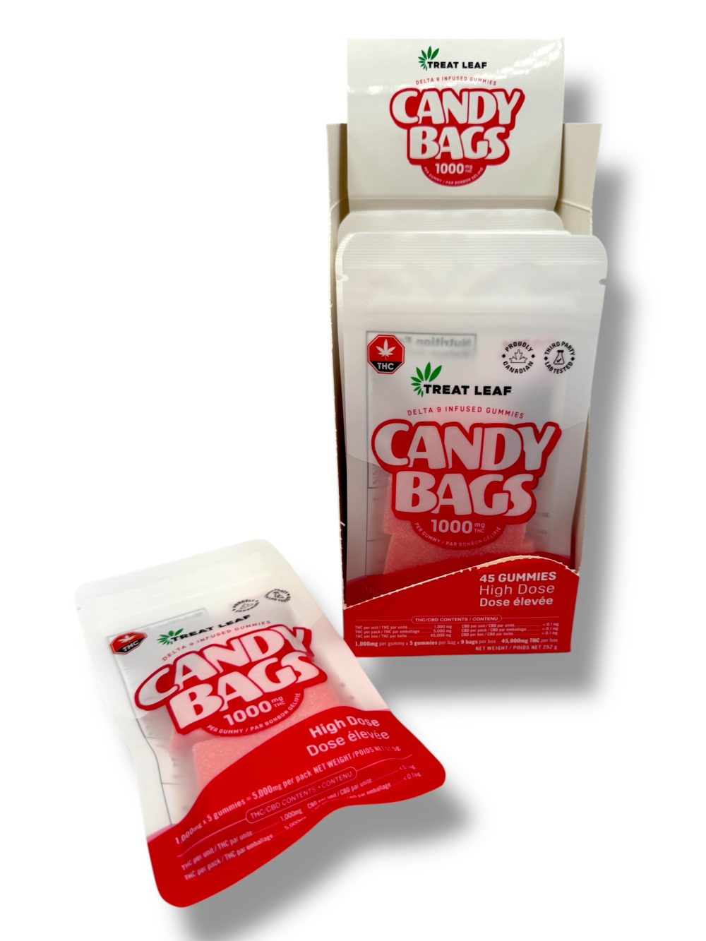 Treat Leaf 1000mg Gummies- 5000mg per bag