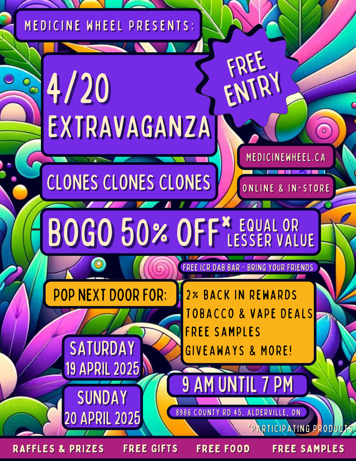 4 20 EXTRAVAGANZA Medicine Wheel Natural Healing 4-20-extravaganza-medicine-wheel-natural-healing